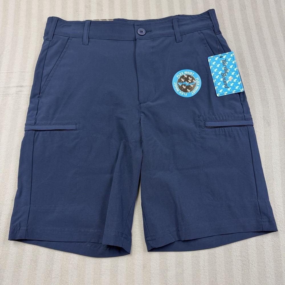 Birdie Bound Men's Size 30 Flex Waist Blue Golf Shorts